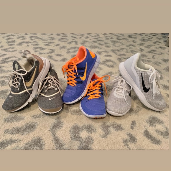 Nike Shoes - NIKE- 3 Pairs Of Sneakers/Running Shoes